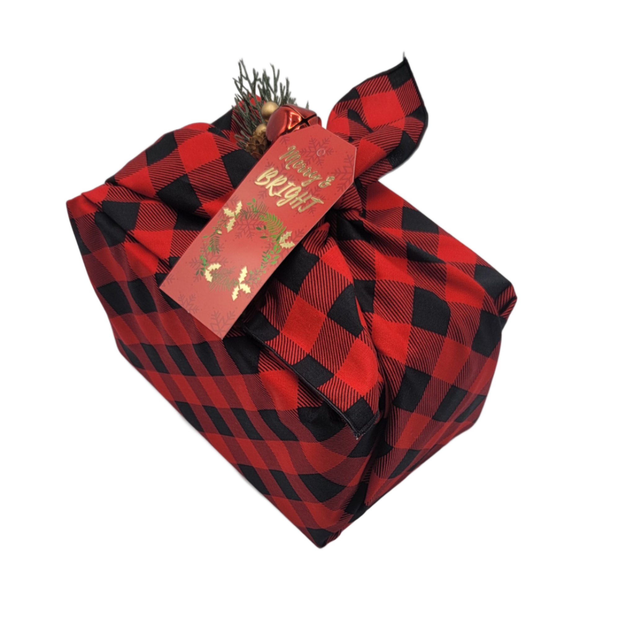 Christmas Drawstring Gift Bags using Fat Quarters | Sewing Tutorial